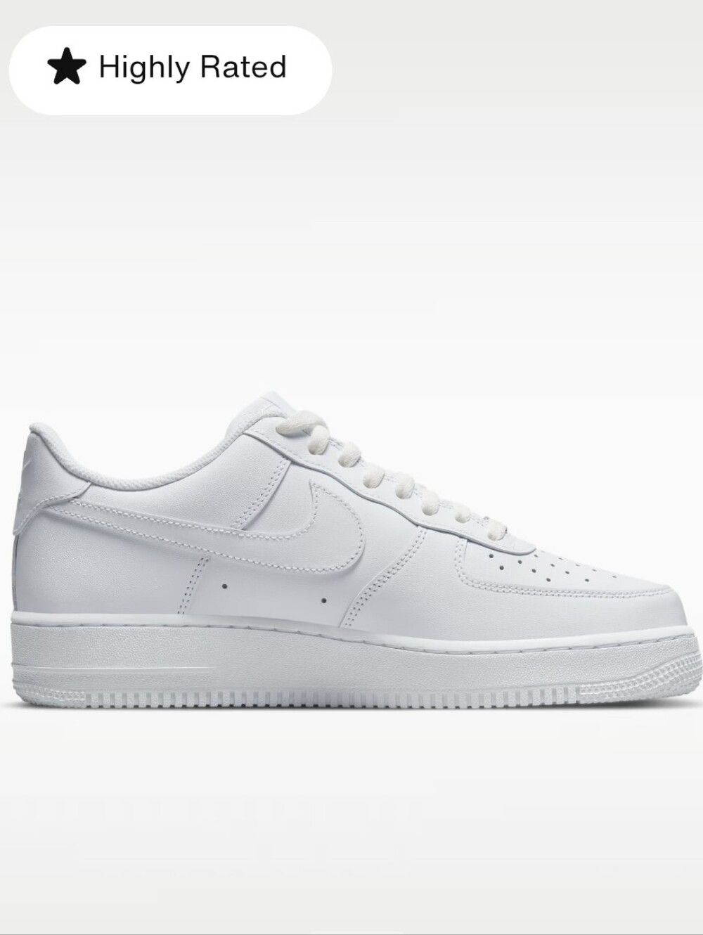 Nike All-White Low-Top Sneakers